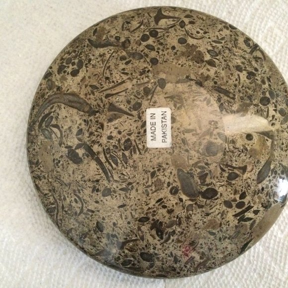 Marble candle holder brown black made in Pakistan - Picture 5 of 5